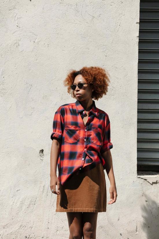  Carleen 숏 스커트 칼린 A라인 미니스커트 - OTHER BRANDS