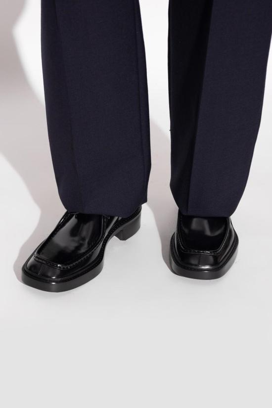  생로랑 드레스 슈즈 가죽 구두 뉴 버번 블랙 - SAINT LAURENT