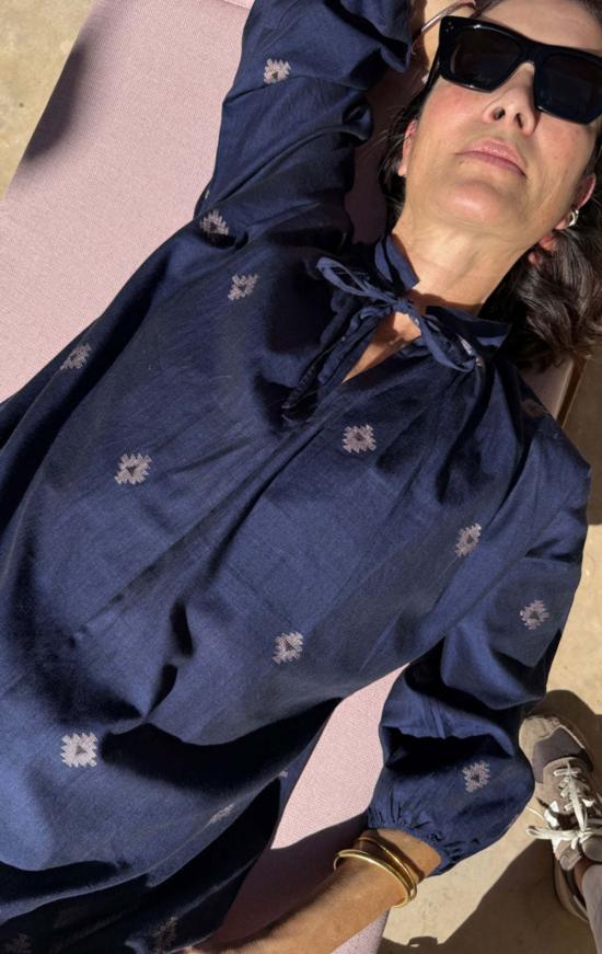  투 블라우스 잠다니 아이콘 보헤미안 탑 - TWO