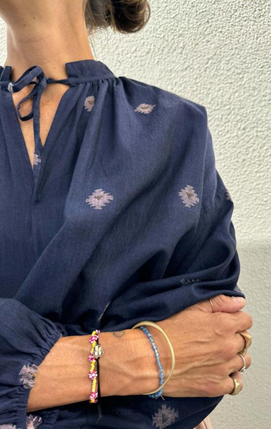  투 블라우스 잠다니 아이콘 보헤미안 탑 - TWO