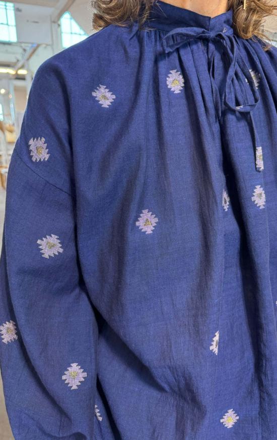  투 블라우스 잠다니 아이콘 보헤미안 탑 - TWO