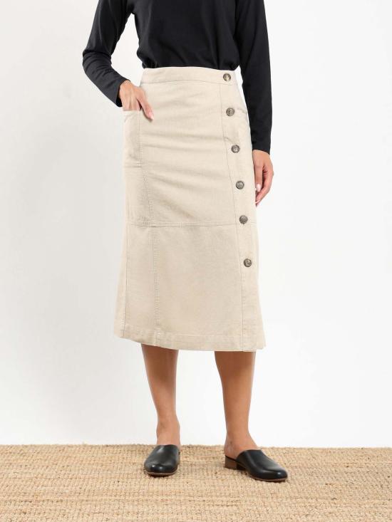  나지라 미디 스커트 누르 스커트 - NAZEERAH