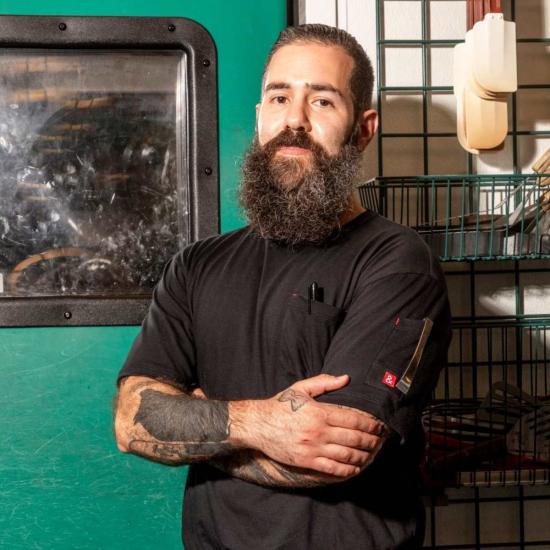  Hedley & Bennett 반팔 티셔츠 헤들리 & 베넷 셰프 티 블랙 - OTHER BRANDS