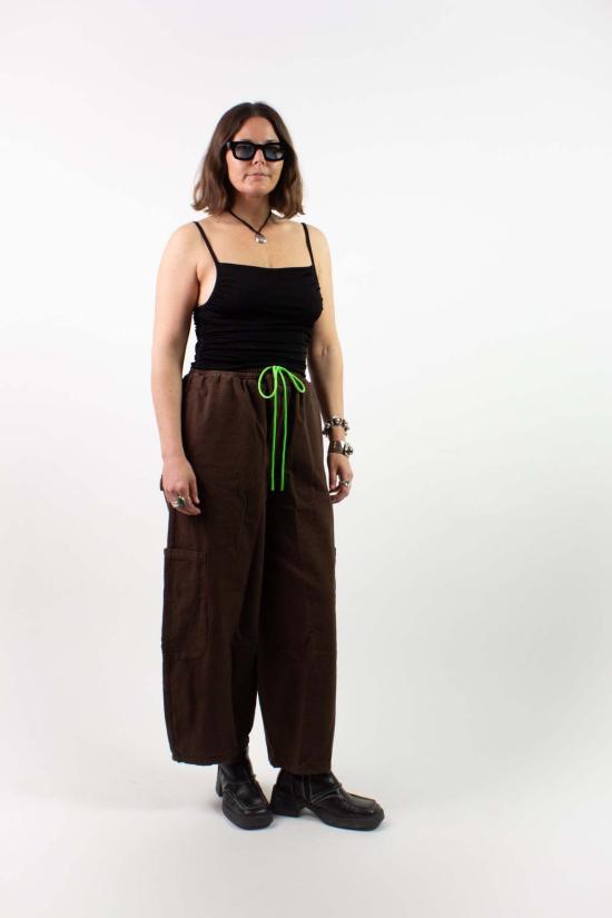  밀스 크롭 팬츠 식사 셰프 판트 - MEALS