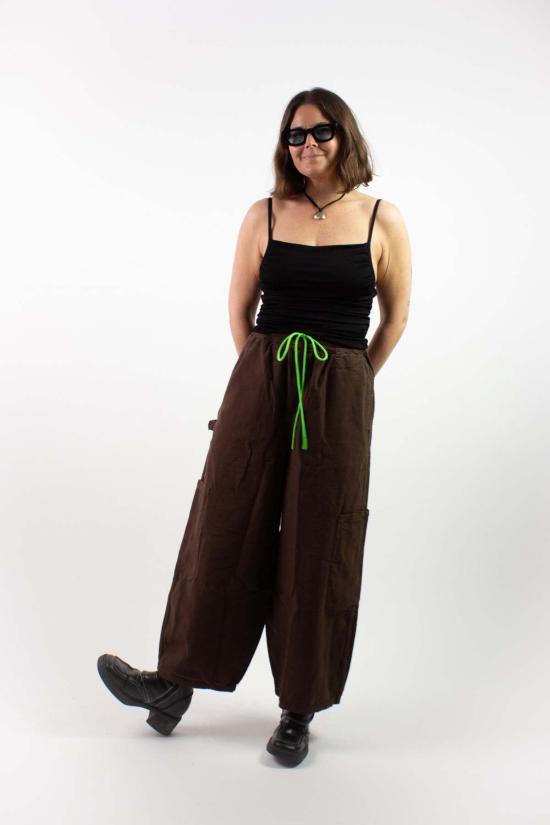  밀스 크롭 팬츠 식사 셰프 판트 - MEALS