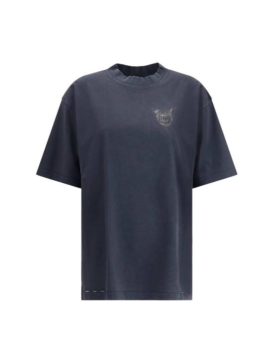  발렌시아가 반팔 티셔츠 오버사이즈 티셔츠