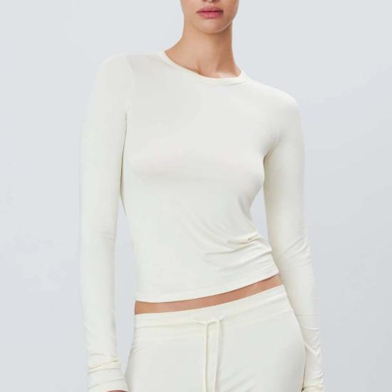  에태르네 긴팔 티셔츠 에테르네 슬림핏 크루넥