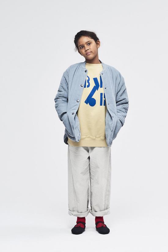  [키즈] Main Story 트레이닝/조거 팬츠 키즈 유니섹스 메인 스토리 배럴 코듀로이  실버 버치 - MAIN STORY