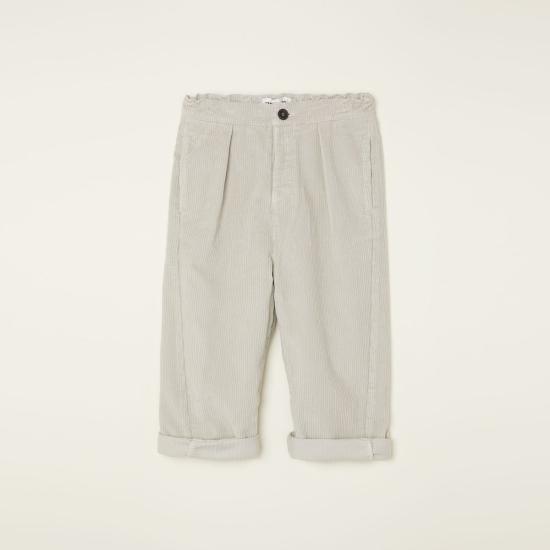  [키즈] Main Story 트레이닝/조거 팬츠 키즈 유니섹스 메인 스토리 배럴 코듀로이  실버 버치 - MAIN STORY