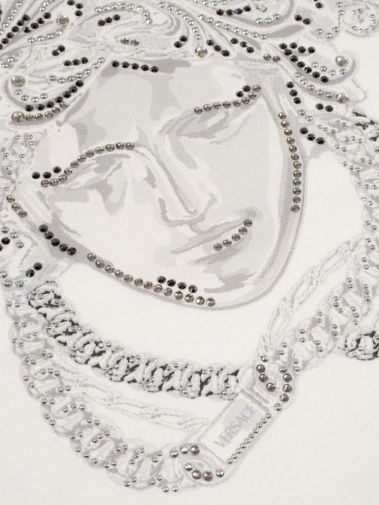  [키즈] 베르사체 트레이닝 상의 아동용 티셔츠 화이트 - VERSACE