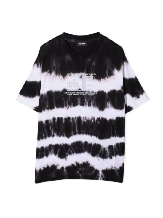  [키즈] 디젤 트레이닝 상의 키즈  오버 마글리에타 티셔츠 화이트 - DIESEL