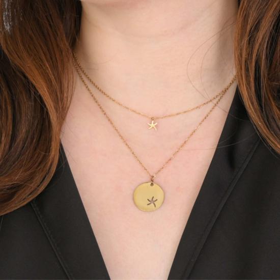  스타피쉬 프로젝트 목걸이/팬던트 커뮤니티 골드 스타피쉬 목걸이 세트 - STARFISH PROJECT