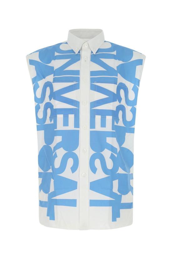  버버리 민소매 티셔츠 화이트 포플린 셔츠