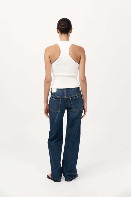  세인트아그니 민소매 티셔츠 세인트 아그니 조각 니트 탑 - ST.AGNI