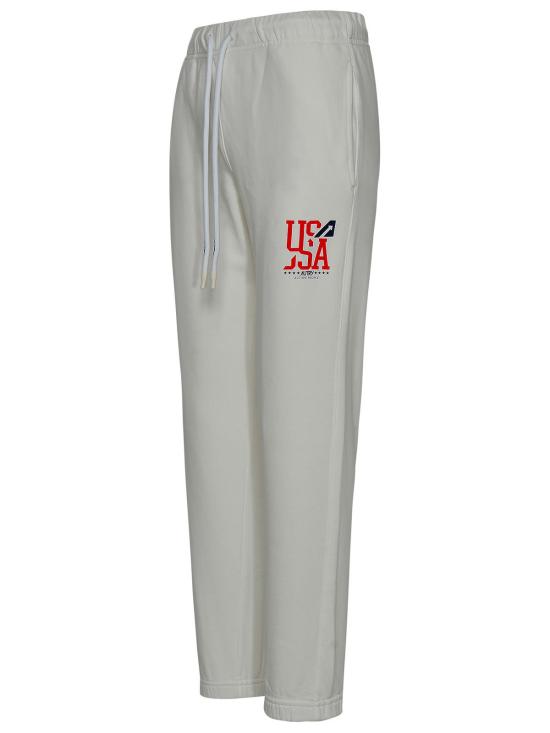  오트리 트레이닝/조거 팬츠 코튼 조거 스웨트팬츠 화이트 - AUTRY