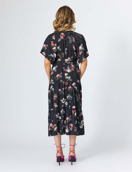  린제이 니콜라스 뉴욕 롱 원피스 린지 니콜라스 뉴욕 사라 맥시 드레스 블랙 - LINDSAY NICHOLAS NEW YORK