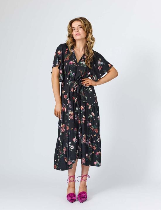  린제이 니콜라스 뉴욕 롱 원피스 린지 니콜라스 뉴욕 사라 맥시 드레스 블랙 - LINDSAY NICHOLAS NEW YORK