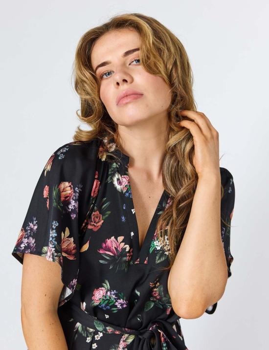  린제이 니콜라스 뉴욕 롱 원피스 린지 니콜라스 뉴욕 사라 맥시 드레스 블랙 - LINDSAY NICHOLAS NEW YORK