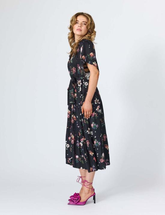  린제이 니콜라스 뉴욕 롱 원피스 린지 니콜라스 뉴욕 사라 맥시 드레스 블랙 - LINDSAY NICHOLAS NEW YORK