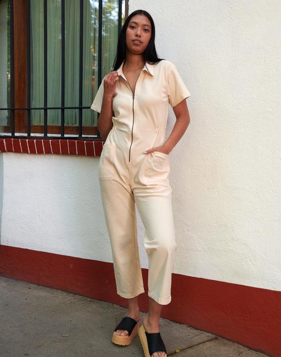  Noble 점프수트 노블 유틸리티 수트 오트밀크