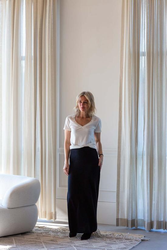  에태르네 반팔 티셔츠 에테르네 V넥 티셔츠 - ETERNE