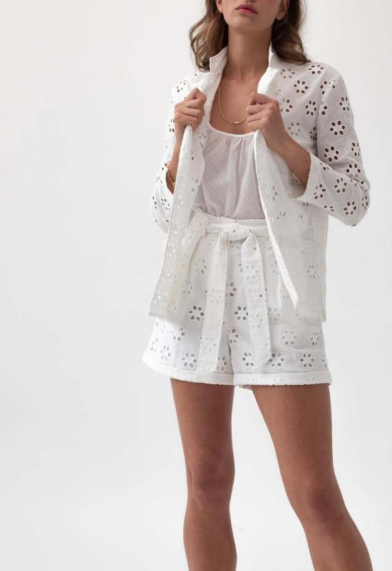  Loup Charmant 숏팬츠 루프 샤르망 텔린 숏 린넨 아일렛 - OTHER BRANDS