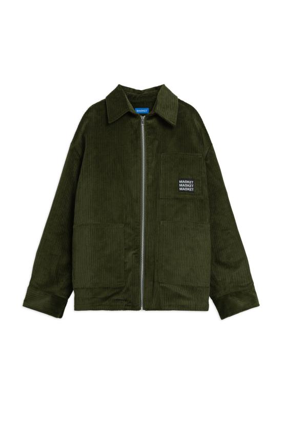  마켓 자켓 벨벳 지퍼업 오버셔츠