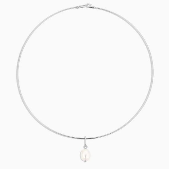  탯치 목걸이/팬던트 Thatch Colette 진주 초커 목걸이 로듐 도금