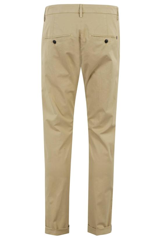  돈답 치노 팬츠 Dondup Gaubert Gabardina 스트레치 팬츠 카멜 - DONDUP
