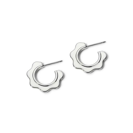  케이시 페레즈 이어링 웨이브 후프 골드/실버 - CASEY PEREZ