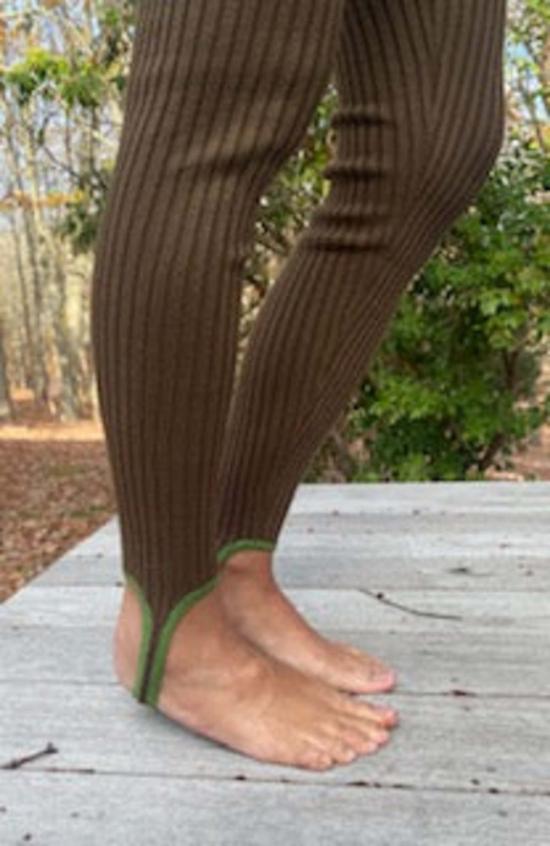  giu giu 스트레이트 팬츠 Giu Giu Nonna 라이딩 팬츠 머드 - OTHER BRANDS