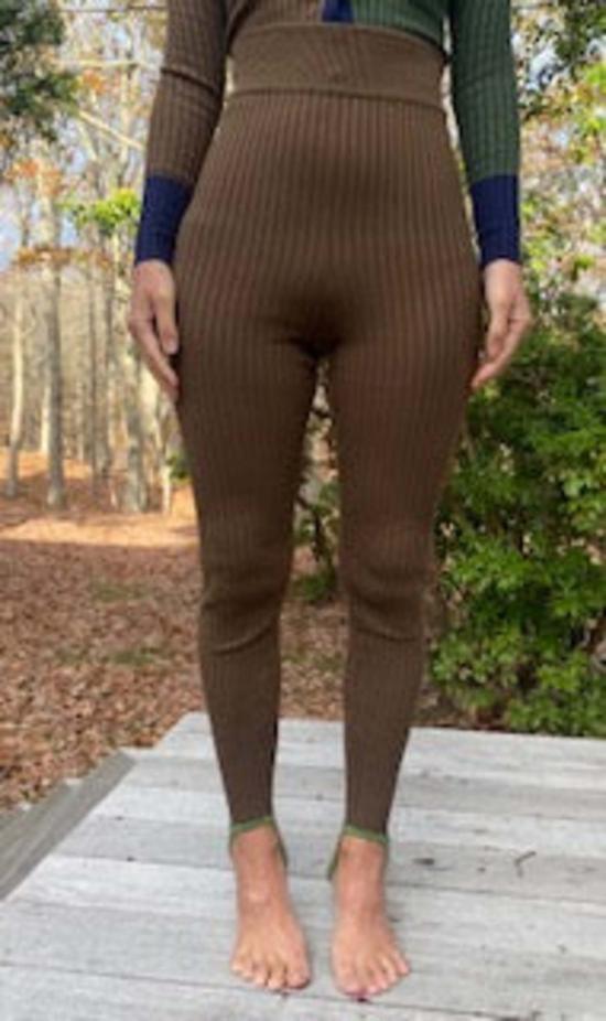  giu giu 스트레이트 팬츠 Giu Giu Nonna 라이딩 팬츠 머드