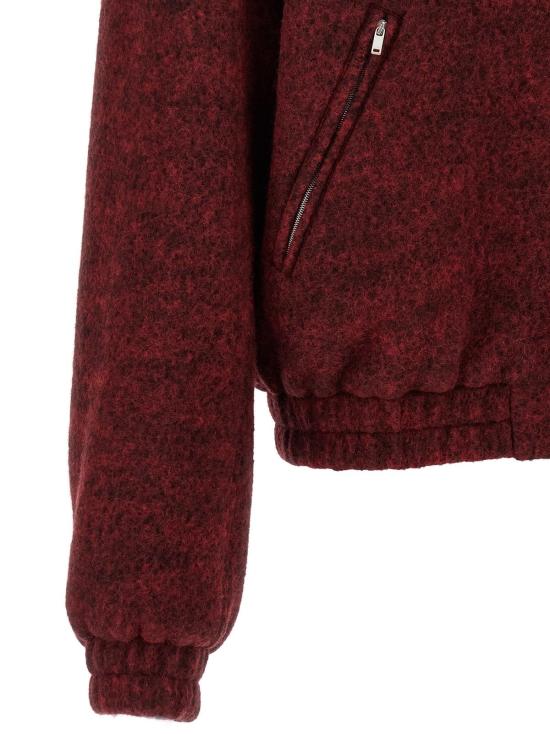  질샌더 봄버 자켓 질 샌더 멜란지 울 봄버 재킷 피치 오팔 - JIL SANDER