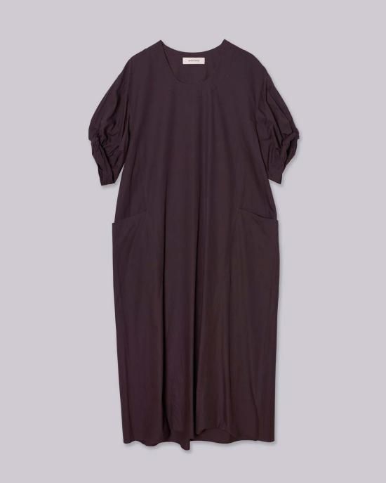  사야카 다비스 뉴욕 롱 원피스 사야카 데이비스 뉴욕 U넥 드레스 초콜릿 - SAYAKA DAVIS NEW YORK