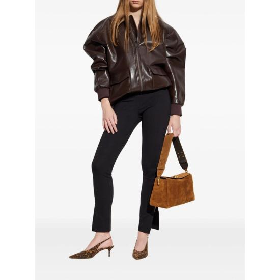  애니빙 스트레이트 팬츠 아니네 빙  블랙 - ANINE BING