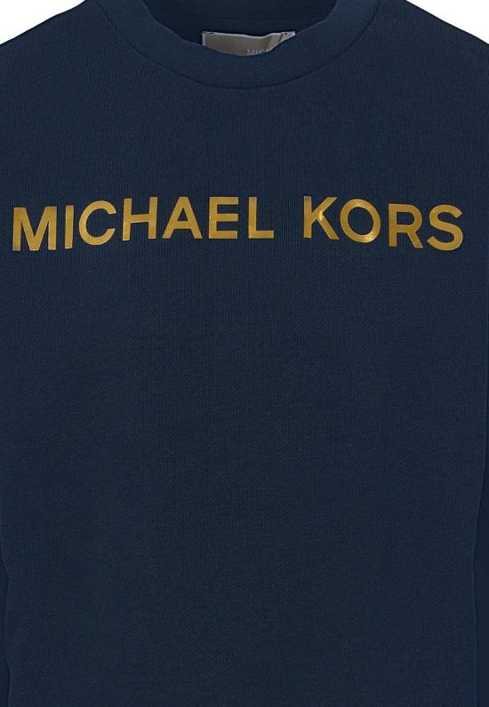  [키즈] 마이클 코어스 풀오버 로고 아동용 스웨트셔츠 (블루) - MICHAEL KORS