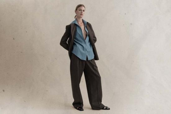  Hyde and Stone 셔츠 하이드 앤 스톤 클래식 울 셔츠 스카이 블루 - HYDE AND STONE