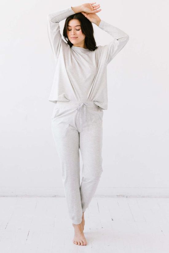  Salua Lingerie 긴팔 티셔츠 살루아 란제리 , 기모 피마 코튼 소재 - OTHER BRANDS