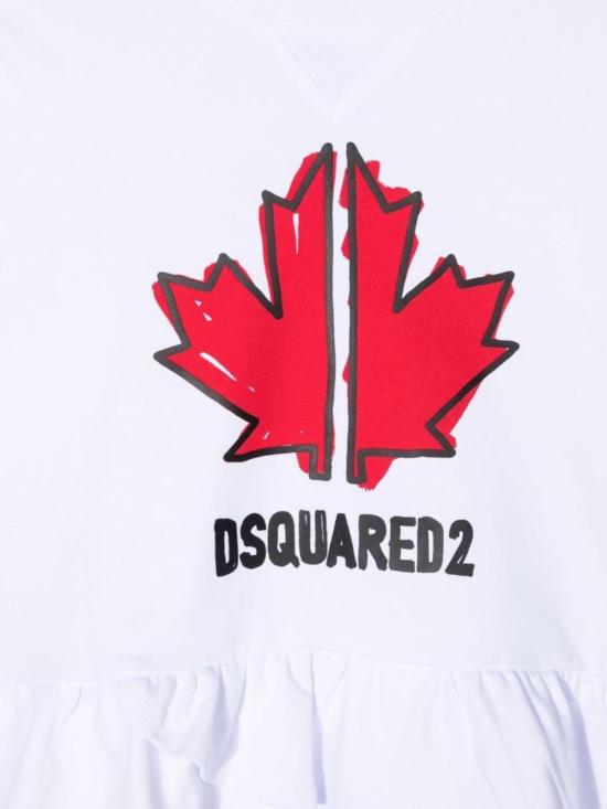  [키즈] 디스퀘어드2 풀오버 키즈 Dsquared2 스웨트셔츠 화이트 - DSQUARED2