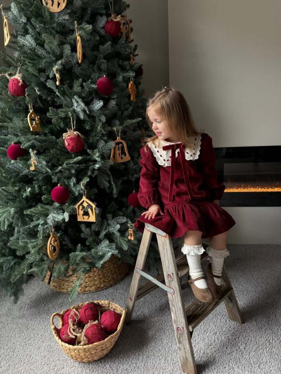  [키즈] Piper&Cloth 원피스 파이퍼앤클로스 오필리아 드레스 멀베리 - PIPER&CLOTH