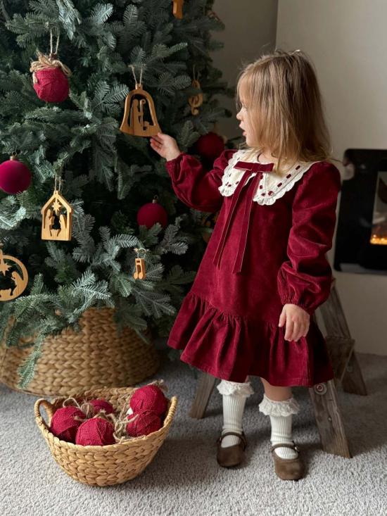  [키즈] Piper&Cloth 원피스 파이퍼앤클로스 오필리아 드레스 멀베리 - OTHER BRANDS