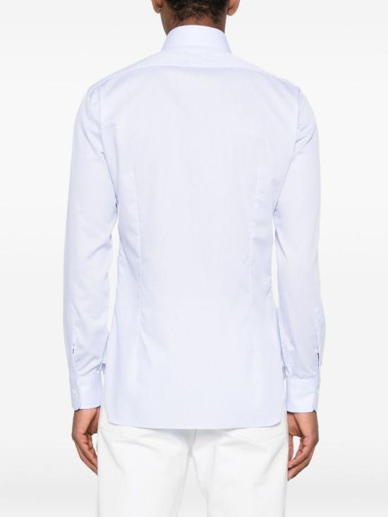  발바 긴팔 셔츠 바르바 나폴리 긴팔 셔츠 클리어 블루 - BARBA