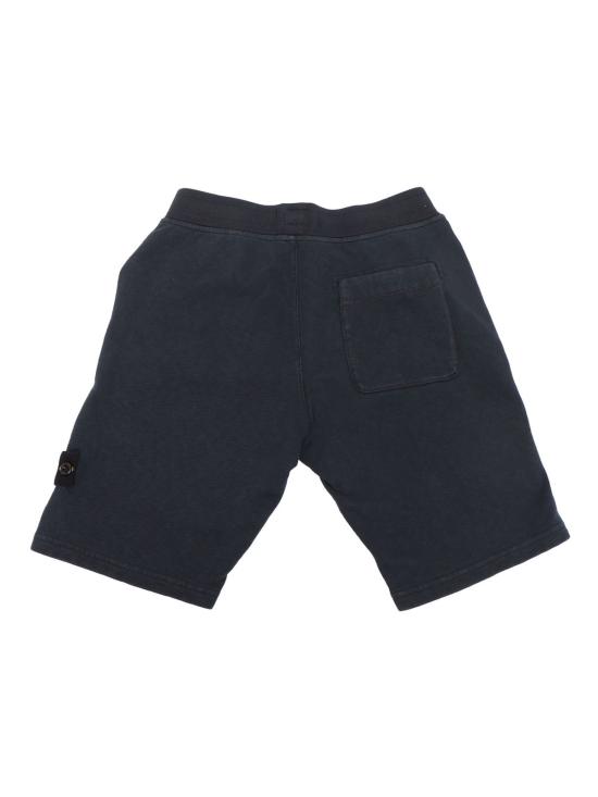  [키즈] 스톤 아일랜드 쇼츠/버뮤다 아동용 트레이닝 바지 (파란색) - STONE ISLAND