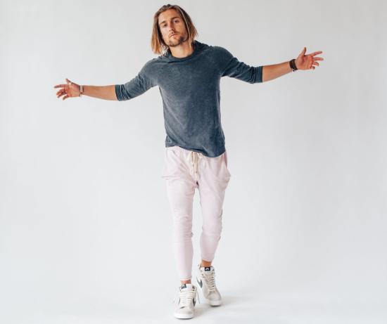  크로우 컬렉티브 트레이닝/조거 팬츠 크로우 콜렉티브 저니 팬츠 핑크 오팔