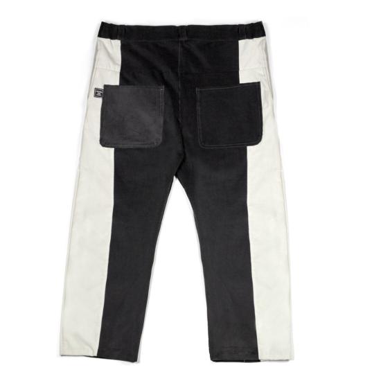  엠 프레스 스트레이트 팬츠 M 사이즈 패널 코듀로이 팬츠 블랙 - M PRESS
