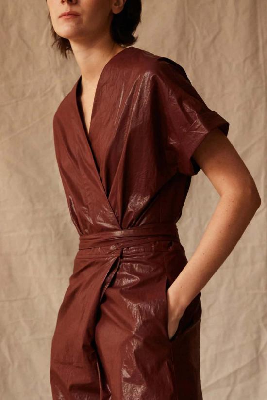  카론 칼라한 점프수트 Caron Callahan Odile  초콜릿 - CARON CALLAHAN