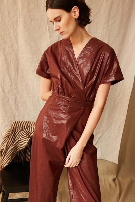  카론 칼라한 점프수트 Caron Callahan Odile  초콜릿 - CARON CALLAHAN