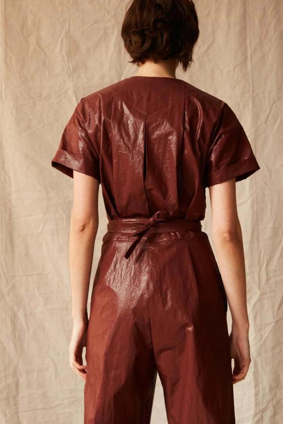  카론 칼라한 점프수트 Caron Callahan Odile  초콜릿 - CARON CALLAHAN