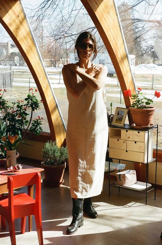  포엠 롱 원피스 Po Em L'estate 여름 맥시 드레스 - PO EM