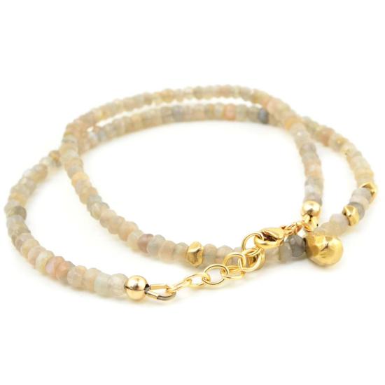  목걸이/팬던트 컬렉션 1304 물방울 모양 문스톤 목걸이 - OTHER BRANDS